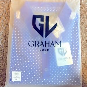 Graham Luxe XL Light Purple Performance Polo